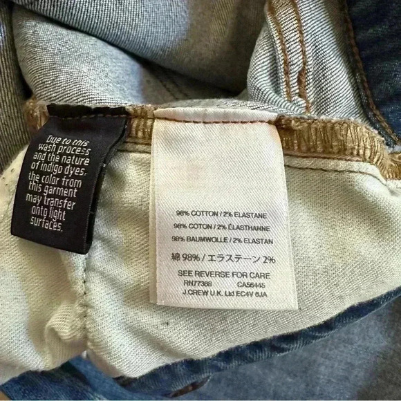 J. Crew Women's Straight Leg Jeans - Blue - Picture 9 of 10